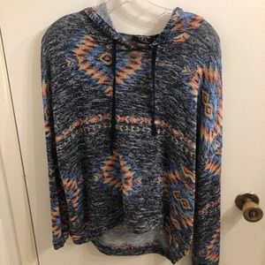 Hooded Long Sleeve with colorful design